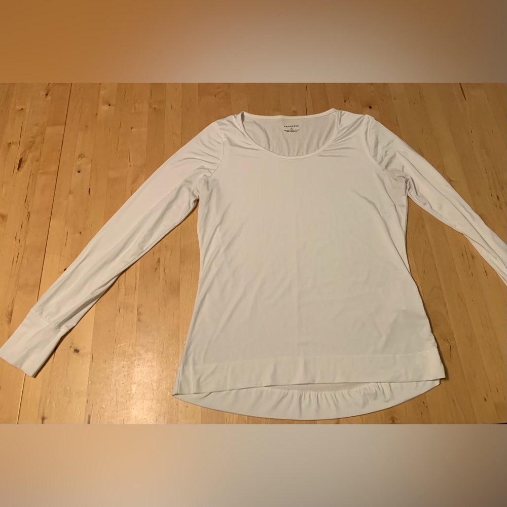Lands End White Shirt